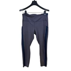Athleta Ultimate Stash Pocket 7/8 Tight Legging Size Large Dark Gray Tie Waist